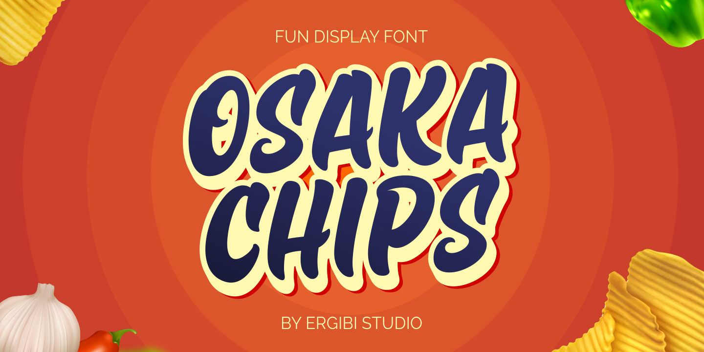 Osaka Chips Font preview
